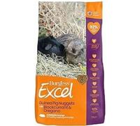 4 Kg Burgess Excel Guinea Pig Blackcurrant Oregano Complete Nuggets High Fibre Vitamin C Supports Digestion Immunity Glossy Coat