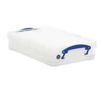 4 L Clear Really Useful Storage Boxes - Pack Of 4