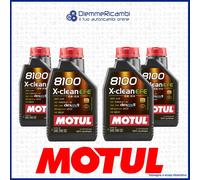 Motul 8100 x-Clean Efe 5W-30 dexos2 C3 Engine Oil 4 L 100% Synthetic