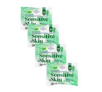 4× Lācurā Aldi - 3 In 1 Cleansing Biodegradable Facial Wipes - Sensitive Skin - With Vitamin E, Aloe Vera & Triple Filtered Water | 25Wipes Each [4 PACK]