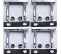 4 Lashing Square U-Bolt Lashing Ring Load for Car Trailer Straps