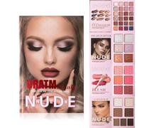 4-Layer Book-Style Foldable Makeup Gift Set, 24 Eyeshadow, 6 Blusher, 7 Contour, 6 Highlighter, 43 Colors Makeup Palette Set, Highly Pigmented Long Lasting All In One Make Up Pallets