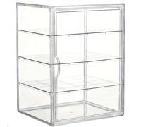 4-Layer Clear Bread Storage Cabinet Acrylic Pastry Display Holder