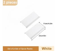 4-Layer Kitchen Spice Drawer Organizer Adjustable Rack for Jars & Bottles