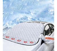 4-Layer Magnetic Windshield Cover for Car, Windshield Frost Protector Cover, Magnetic Car Windshields Cars Snow Covers with Side Mirror Covers, Full Cars Windscreen Frost Guard For Winter
