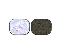 4-Layer Sun Shade Cover For Car Side Window Ultra-Light Electrostatic Curtains Protection Car Sun Shade(Rear 2pcsB)