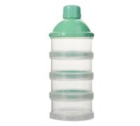 4 Layers Milk Powder Box Baby Formula Dispenser Detachable Baby Snack Box Container Green 4 Layers Milk Powder Box