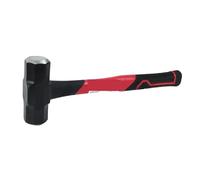 4 lb Sledge Hammer Fiberglass Handle Carbon Steel Head Comfort Grip Power Coated Finish