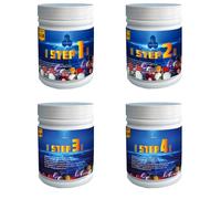 4 LBS Rock Tumbler Grit Set, 4 Step Tumbling Media Coarse/Medium/Pre-Polished/Final Polish, Silicone Carbide Polisher Grit for Any Rock Tumbler, Stone Polisher