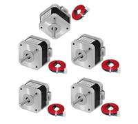 4-lead Nema17 Stepper electronic starter 42 electronic starter High torque 1.5A 17HS4401 for CNC milling machine 3D printer Nema 17 electronic starter MQXFCZUX(17HS4401 X 5PCS)