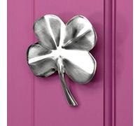 4 Leaf Clover Door Knocker in Bright Chrome