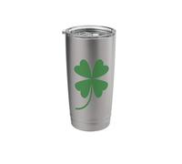 4 Leaf Clover Irish Shamrock Lucky Stainless Steel Insulated Tumbler