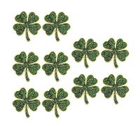 4 Leaves Clovers Designs Brooch Pin Gold Tone Alloy Enameled Jewelry Accessory for Irish Celebration and Everyday Wear Fashion Clovers Accessory