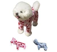 4 Legs Small Dog Raincoat,Waterproof Hooded Double Zip Dog Rain Jacket Adjustable Puppy Poncho Jumpsuit Rainwear for Small Medium Dogs_2XL(Pink)