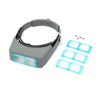 4 Lens Headband Wearing Magnifier Watch Repair Reading Optivisor Eye Welding Visor Tool