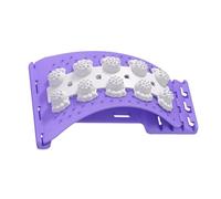 4 Level Adjustable Lumbar Support Back Stretcher Board, Orthopedic Massager with Massage Nodes for Home Gym, Spine Alignment Device for Back Neck Shoulder Slouching
