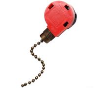 4-Level Ceiling Fan Pull Switch UL Certified 3a 250vac 6a 125vac Robust Plastic Housing for Pendant Lights Wall Lights Bronze Colour (B)