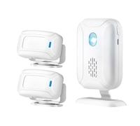 4-Level Speaker Volume, 16 Tones Split Wireless Induction doorbell, Siren Designed for The Elderly, Children, Business(B)