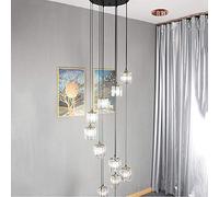4-Lights Globe Chaner,Mid Century Sputnik Pendant Light with White Glass Lampshade Modern Brushed Brass Finished Ceiling Light for Dining Kitchen Island-Copper-Copper(White,12 Light) (White 4 Light)