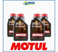 Motul 8100 X-Clean+ 5w-30 5w30 Fully Synthetic Car Engine Oil - 1 Litre 1L