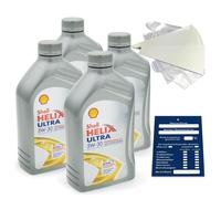 2 Litre Original Shell Helix Ultra Professional AJ-L 5W30 Oil 550040619 Acea C1