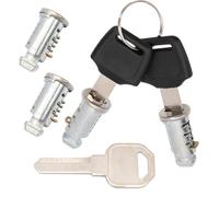 4 Lock Cores & 2 Keys & 1 Master Key For Thule Bike Rack Roof Racks Ski Cross Bars Towers for Kayak Auto parts
