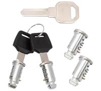 4 Lock Cores with 3 Keys Replacement Lock Cylinder for Bike Racks Roof Racks Cargo Boxes Car Accessories