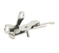4" Long Butterfly Manual Can Opener Compact Size for Camping Or Taking with A Lunch Easy Does It Can Opener Handheld (Silver, One Size)