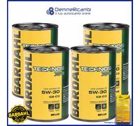 4 LT Engine Oil Bardahl Technos XFS C2 C3 5W30 - 4 liters