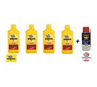4 Lt. Oil Motorcycle Bardahl XTC C60 10W50 4 Stroke 4 Liters + WD 40 Gift