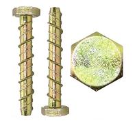 4, M10 x 60 Genuine Thunderbolt® Masonry Concrete Anchor Screw with Hexagonal Head (V35160)