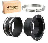 4"Magnetic Dust Collector System, 8 high-strength magnets,One-to-Many Magnetic Starter Kit,1-second connect and disconnect-enabling efficient hose transfer between different machines