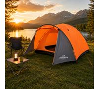 4 Man Camping Tent Waterproof With Porch Dome Tent 2000mm 4 Person Milestone