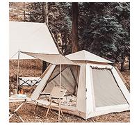 4 Man Tent 4 People Pop Open In Three Seconds,Double Doors and Four Windows A Frame Tent Practical Advanced 4 Man Tent Ideal for Camping in the Garden