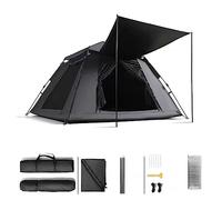 4 Man Tent with Moisture-Proof Pad,5000 mm Waterproof Tents Premium Sturdy Blackout Tents for Camping Hiking Picnic Garden 4 Man