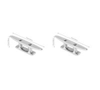 4" Marine Boat Dock Cleats, Stainless Steel Boat Mooring Dock Cleat Deck Rope Cleat for Marine Yacht (1 PCS)