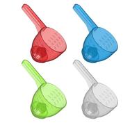 4 Measuring Scoop, Funnel Scoop for Powder, Convenient Measuring Spoon, Measuring Cups & Spoons with Measurement Scales, Multipurpose Funnel Scoop for Powder Detergent Coffee Spices Pet Food