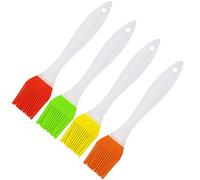 4 Medium-Sized Barbecue Oil Brushes and Silicone Brushes, Suitable for Kitchen Silicone Application and Pastry Cooking, Various Bright Colors, The Best Kitchen Gadgets