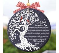 4" Memorial Christmas Ornament 2026, A Limb Has Fallen Stone Keepsake, Cardinal Gifts for Women, Sympathy Cards, Bereavement Gifts Loss Grandpa Grandma Mom Dad, Decorative Hanging Ornaments HOT8