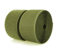 4 Meters Hook and Loop Sewing Strips Olive Drab for Clothing Sewing,Shoes,Clothing Accessories,Nylon Buckle Strap,Easy Sew in (Width 25mm)