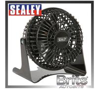 4" Mini Desk Fan 230V | Compact Quiet Table Air Cooling [EEK: A]