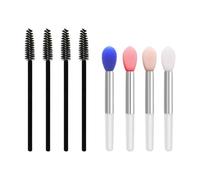 4 Mini Lip Brushes And 4 Eyelash Brushes, Lip Brushes, Makeup Brushes, Lipstick Applicators, Silicone Lip Brushes