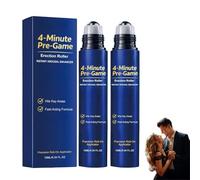 4-Minute Pre-Game Erection Roller, Vitality Erection Roller, Fast Acting Formula, Natural Active Ingredients, Long-lasting, Boosting Men's Confidence (2pcs)