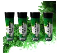 4 Mix Smoke Flares 60 seconds perfect for wedding birthday or any other occasion pull ring ignition (green)