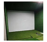 4 mm Thicken Golf Simulator Impact Screen for Golf Practice, Projection Screens with Grommet, Backstop Curtains - Noise Reduction - High Definition(2x4 m)