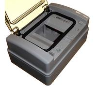 4 Module IP65 DIN Rail Enclosure Box with Door Outdoor Weatherproof Ideal for Consumer Unit RCD Contactors Timers etc