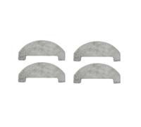 4 Mop Cloths, Compatible for Ultenic, D10/T10 Lite, Compatible for Proscenic, Q8/Q8 Max, Vacuum Cleaner Accessories