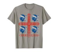 4 MORI blue SARDINIA SARDINIA ISLAND FLAG T-Shirt
