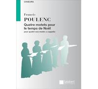 4 Motets Pour Le Temps De Noel. Mixed Choir A Cappella. Part