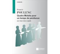 4 Motets Pour Un Temps De Penitence. Mixed Choir A Cappella. Score